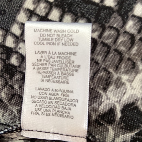 Michael Michael Kors sheer reptile blouse - Picture 7 of 7